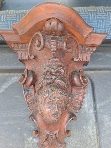 Antica mensola legno - antica,