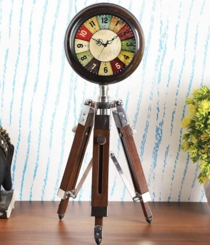 Antico orologio legno - in, con