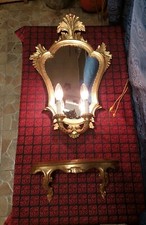 Antica Mensola E Specchiera