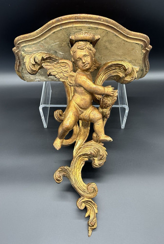 Mensola angelo putto antica - angelo,