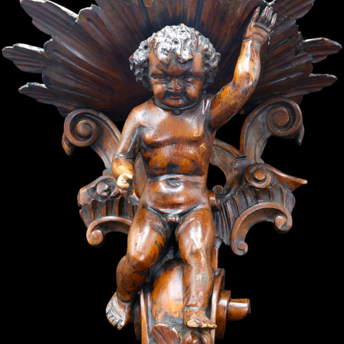 Mensola angelo putto - angelo,