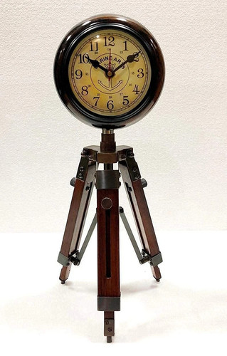 Antico orologio legno con - antico,