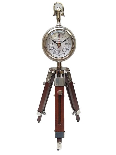 Antico orologio legno - antico, con